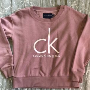 Size small CK light pink sweatshirt